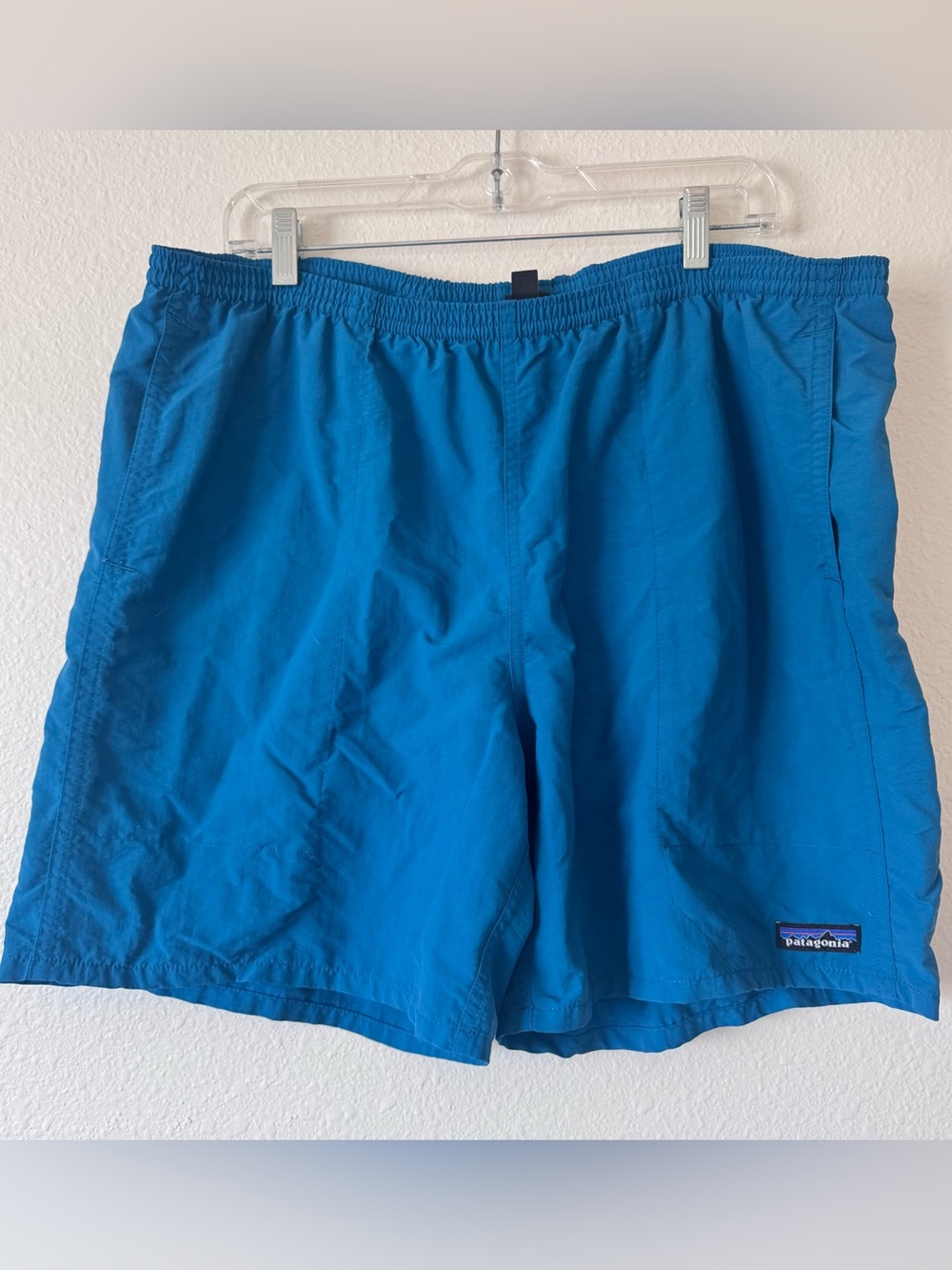 Patagonia Bright Teal Blue Swim Shorts